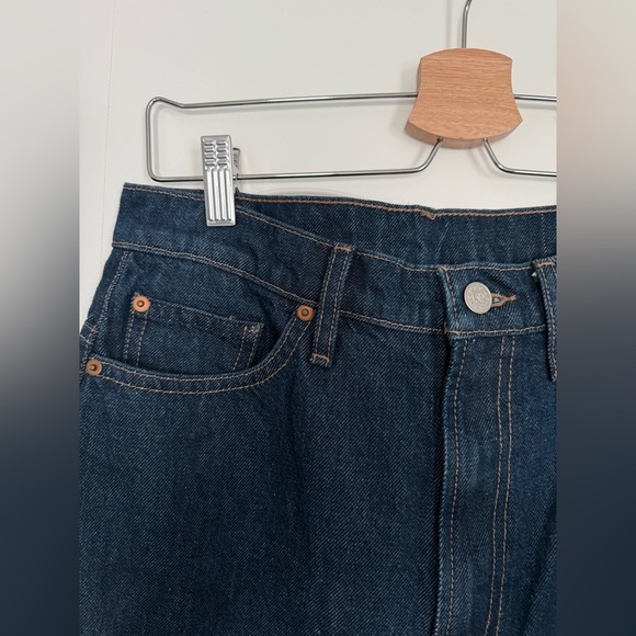 Mother Snacks High Waisted Twizzy Barrel Leg Ankle Jeans in Cold Brew size 27 - Picture 4 of 7